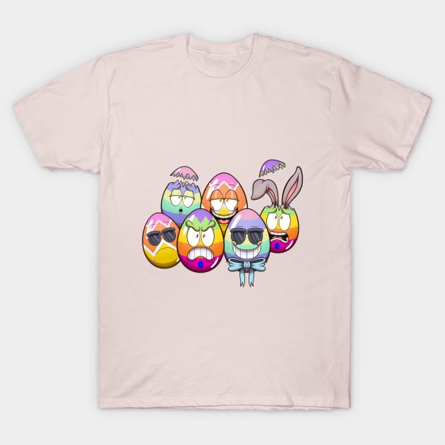 Cute Easter Eggs T-Shirt by TheMaskedTooner